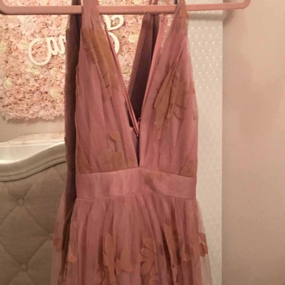 Luxxel large pink maxi dress